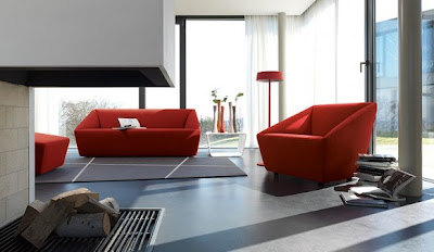 Colored living room furniture sofa (2)