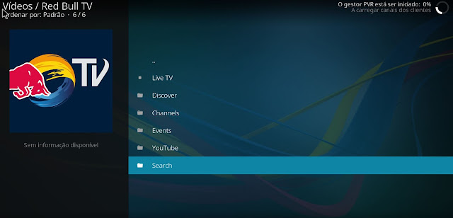 Tutorial - Como instalar o add-on Red Bull TV no Kodi
