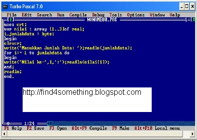 Tutorial Turbo Pascal 7 Lengkap
