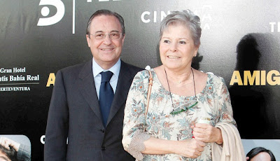 Florentino Perez and his wife Maria Angeles Sandoval 'Pitina'