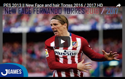 PES 2013 New Face and hair Torres 2016/17 HD