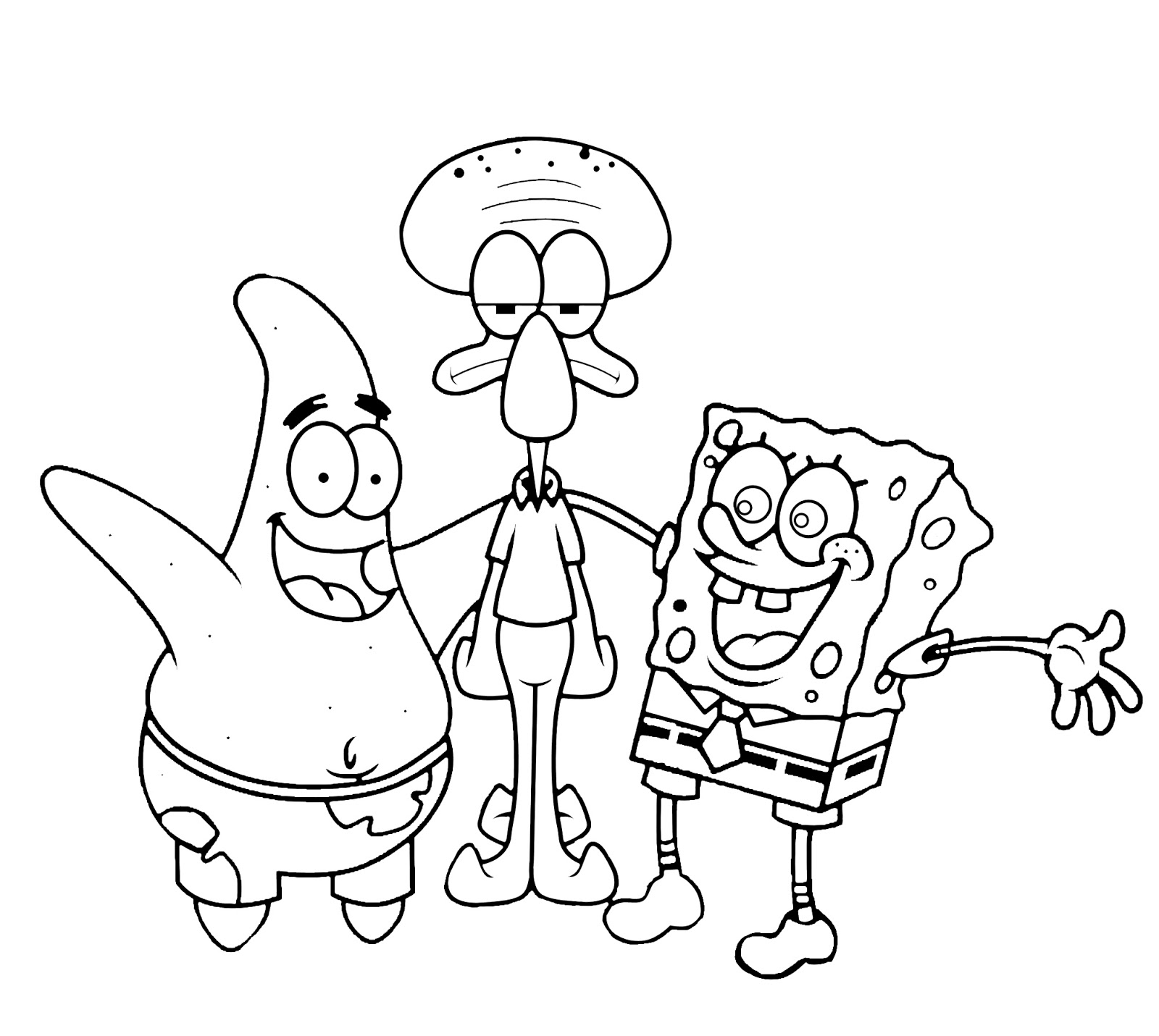 Coloring SpongeBob  and Friends