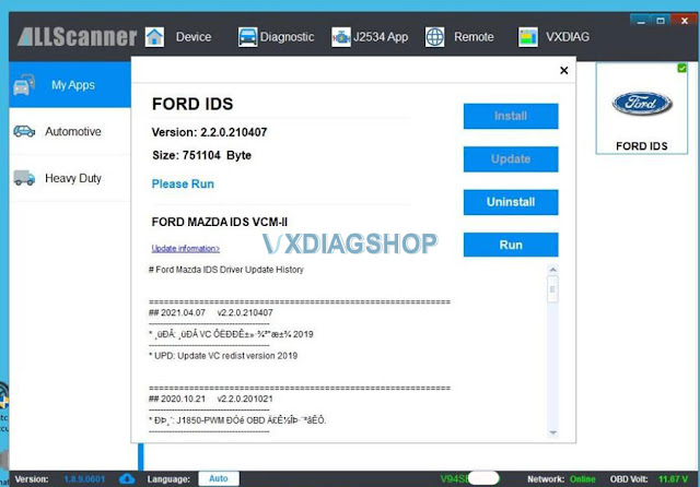 vxdiag VCM USB Cable Communication Error solution 1