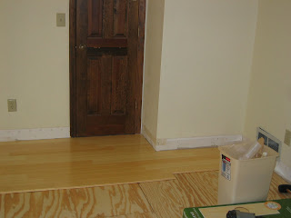 Flooring going down
