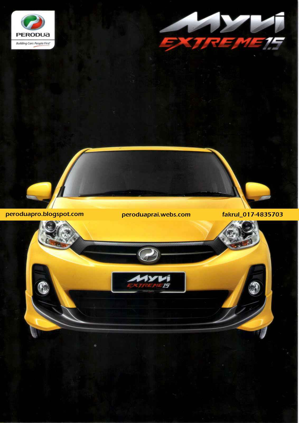 Perodua Promotion - 017-4835703: Official Brochure for New 