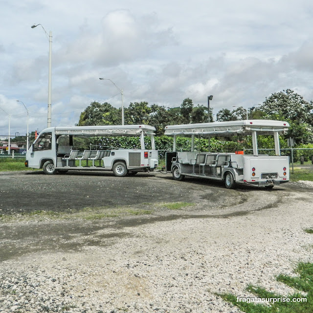 Trenzinho das ruínas de Panamá Viejo