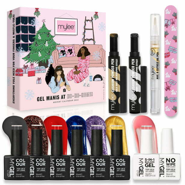 MyLee Gel Mani's at Ho Ho Home Beauty Advent Calendar 2022