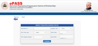 VidyaSiri Kar Epass Application Status Check Online 2020 