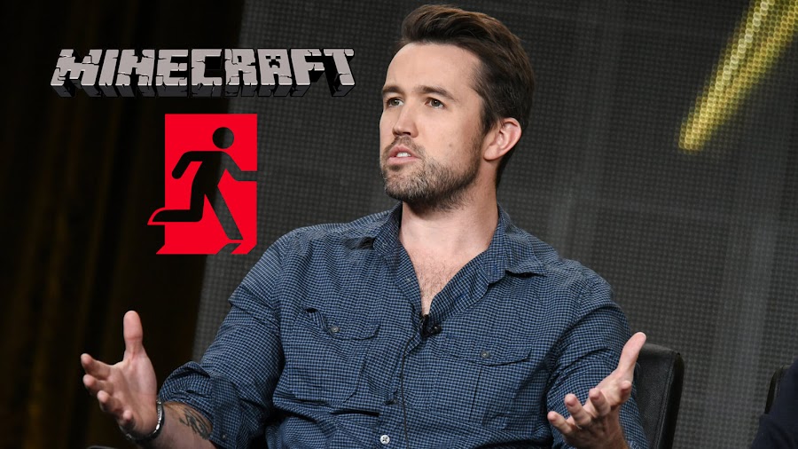 rob mcelhenney exits minecraft movie