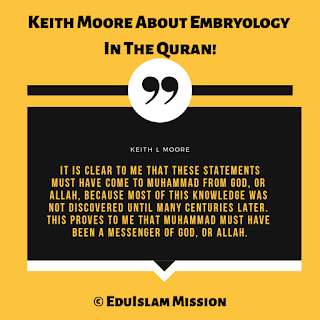 Keith L Moore about the Quran and Embryology