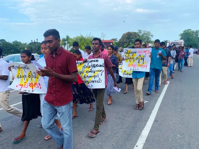 மட்டக்களப்பில்  போராட்டம் ஒன்று  முன்னெடுக்கப்பட்டது.