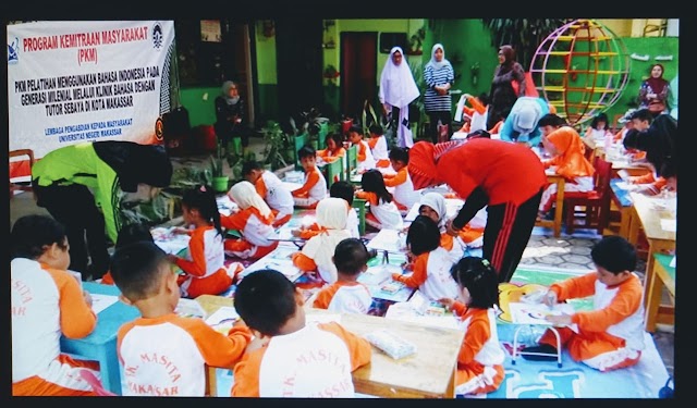 Dua Dosen PBSI UNM Gelar Klinik Bahasa