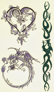 Tribal Dragon Tattoos