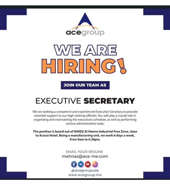 Classified Jobs Vacancies In Dubai Abu Dhabi Sharjah UAE From Today
