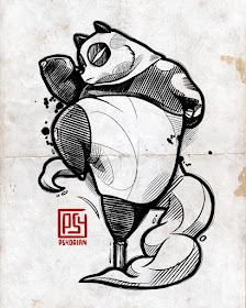 08-Fighting-Panda-Animal-Drawings-Adrian-Dominguez-www-designstack-co