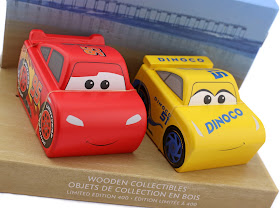 cars 3 disney store limited edition wooden collectibles 