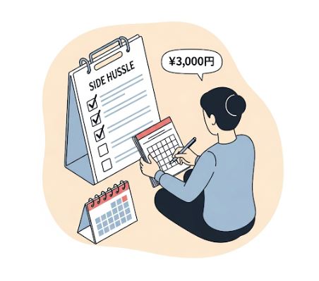 始めやすい副業でコツコツ稼ぐ具体例