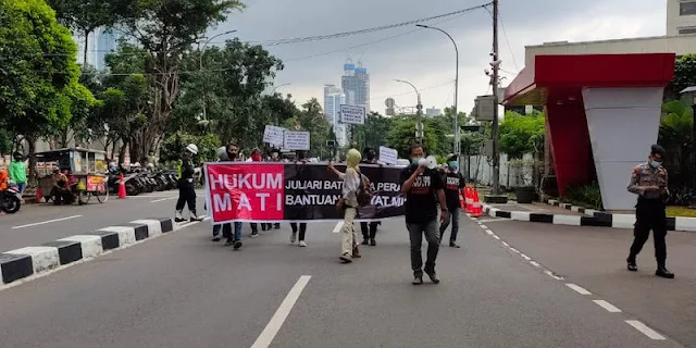 Anak Jalanan Datangi KPK Minta Juliari Batubara Dituntut Hukuman Mati