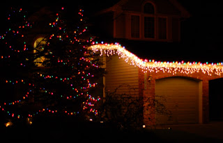 Friends house - Christmas lights ...