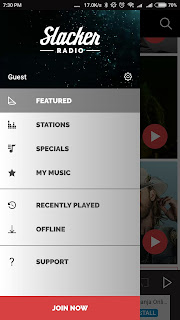 Slacker Radio Aplikasi Musik Terbaik di Android 