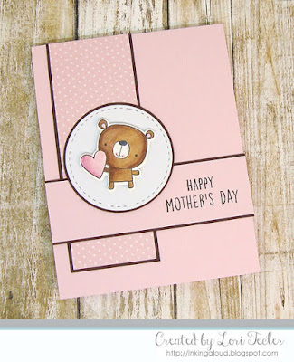 Happy Mother's Day card-designed by Lori Tecler/Inking Aloud-stamps and dies from Reverse Confetti