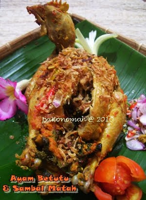 PAWONOMAH Ayam  Betutu  Sambal  Matah 