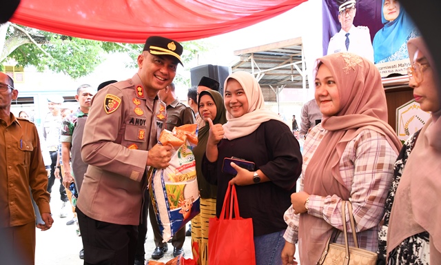 Kapolres Aceh Timur Hadiri Launching Pasar Murah