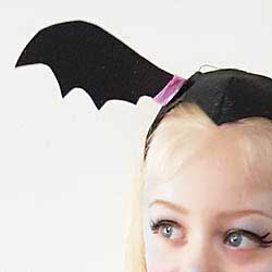 Vampirina headband vampire hair widows peak disney DIY tutorial