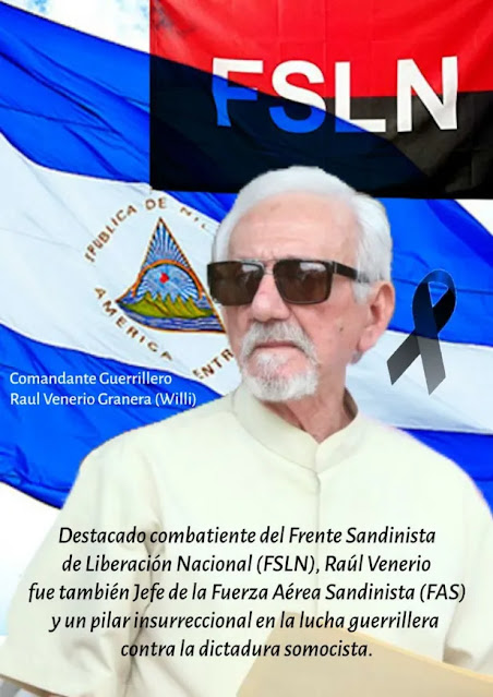 Nicaragua: Comandante guerrillero Raúl Venerio Granera.