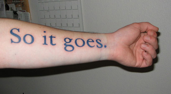 short quote tattoos