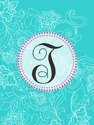 Cute Monogram Letter T Wallpapers