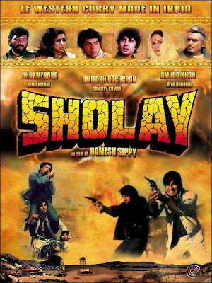 sholay poster
