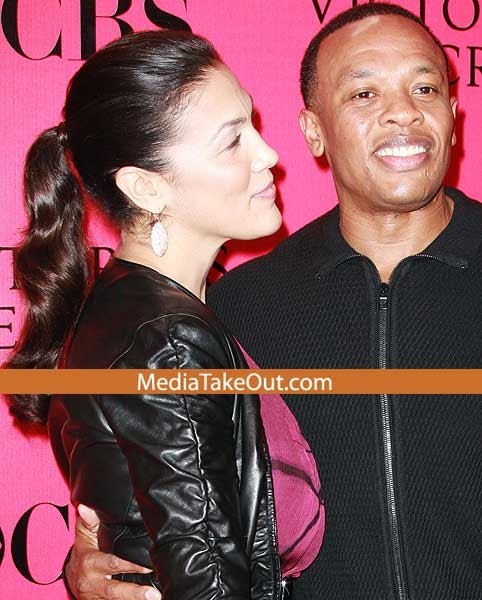 RAPPER DR DRE BRINGS HIS WIFE TO A RED CARPET EVENT 