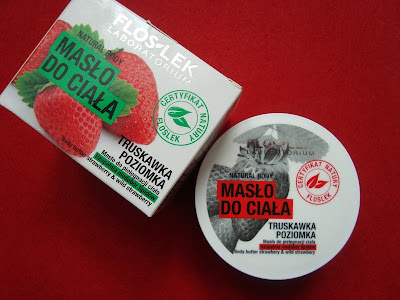 Masło do pielęgnacji ciała - truskawka & poziomka FLOSLEK