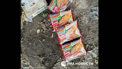 Ada Bungkus Indomie Ditemukan di Bekas Markas Tentara Ukraina Yang Direbut Rusia