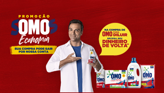 Experimente Grátis Omo e ainda o restante da sua compra pode sair grátis na Promoção Somos Economia