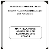 RPP K13 Mapel Aqidah Akhlak Kelas 7 (Revisi)