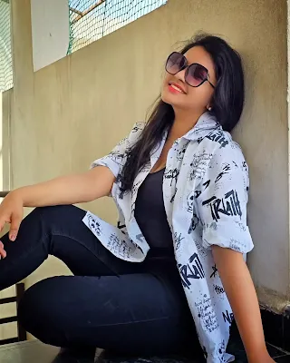 Rachitha Mahalakshmi looks stunning in a stylish denim suit, exuding confidence and elegance in her latest photoshoot