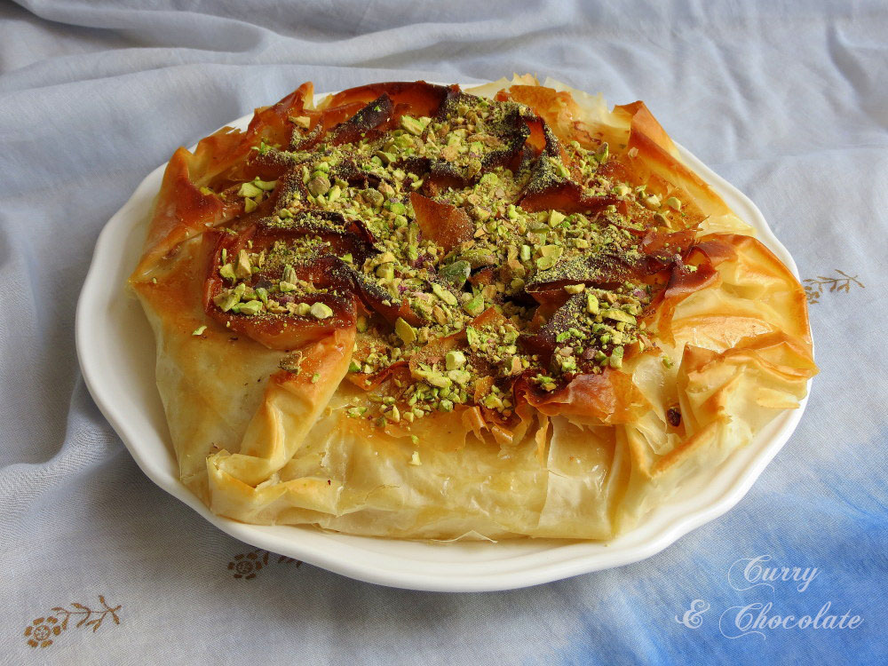 Milk phyllo pie