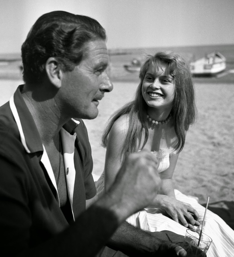 Brigitte Bardot et Erroll Flynn