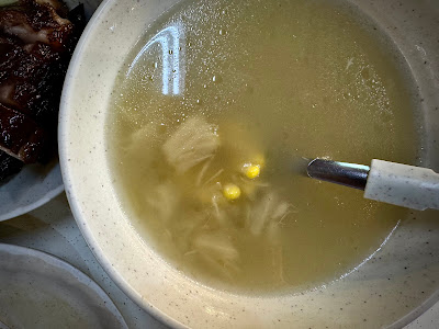 Hua Zai Hong Kong Style Roasted Delight (华仔), corn cabbage soup