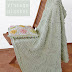 Vintage style crochet blanket