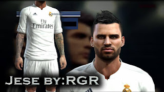 Face Jese Rodriguez + Tattoo Pes 2013