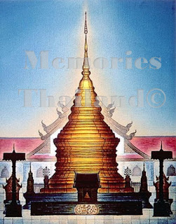 Wat Phra That Doi Suthep, Buddhist temple in Chiang Mai province, the most famous temple and also immediately the most sacred temple in Northern Thailand