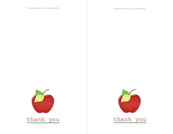 thank you notes to teachers. Thank you Teachers!