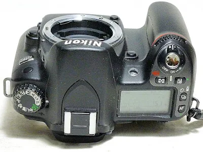 Nikon D80, top