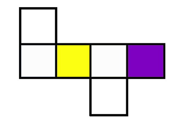contoh gambar jaring-jaring kubus