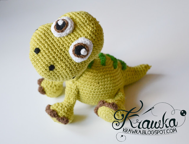 Krawka: Arlo the Apatosaurus from Pixar's The Good Dinosaur Pattern by Krawka