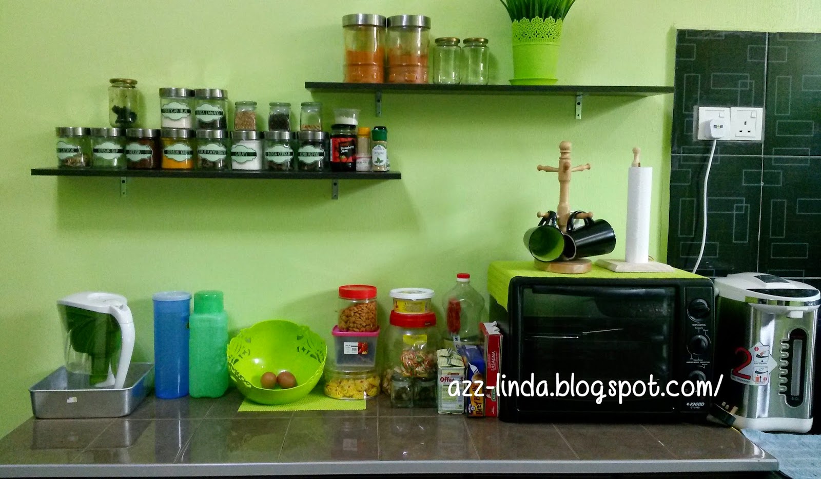 Sharing is Sayang Susun Atur tanpa kitchen cabinet 