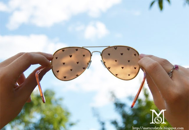 burberry inspired heart sunglasses, burberry fall 2013, heart pattern sunglasses, sunglasses diy, fashion diy, my diy, 